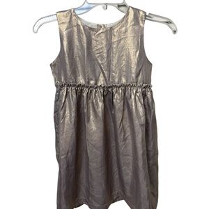 NWT Gymboree shimmery Gold Sleeveless light weight Dress